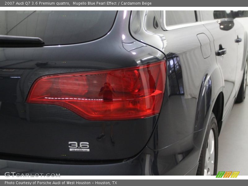 Mugello Blue Pearl Effect / Cardamom Beige 2007 Audi Q7 3.6 Premium quattro
