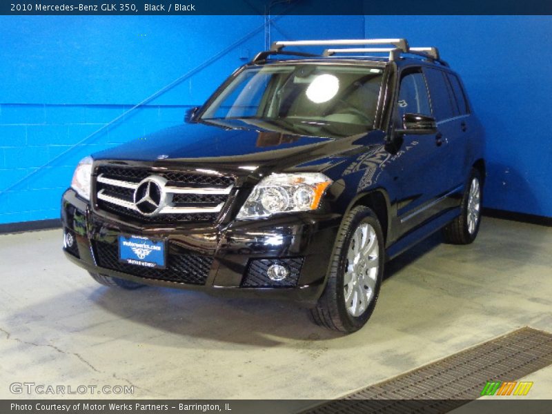 Black / Black 2010 Mercedes-Benz GLK 350