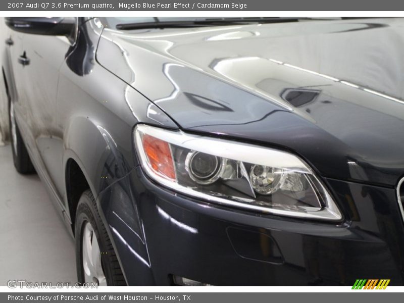 Mugello Blue Pearl Effect / Cardamom Beige 2007 Audi Q7 3.6 Premium quattro