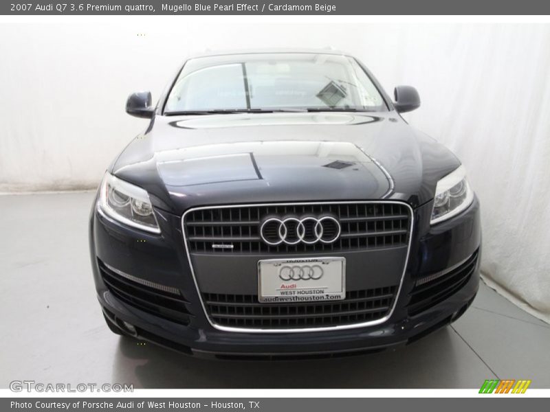 Mugello Blue Pearl Effect / Cardamom Beige 2007 Audi Q7 3.6 Premium quattro