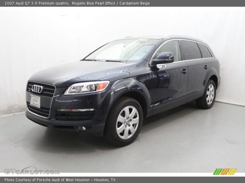 Mugello Blue Pearl Effect / Cardamom Beige 2007 Audi Q7 3.6 Premium quattro