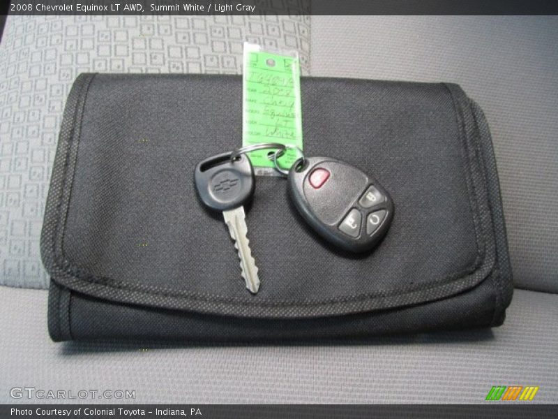 Summit White / Light Gray 2008 Chevrolet Equinox LT AWD
