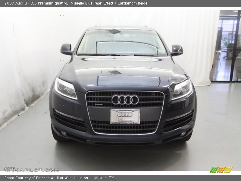 Mugello Blue Pearl Effect / Cardamom Beige 2007 Audi Q7 3.6 Premium quattro