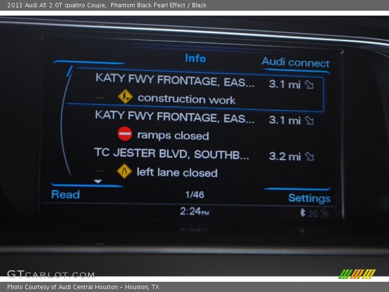 Phantom Black Pearl Effect / Black 2013 Audi A5 2.0T quattro Coupe