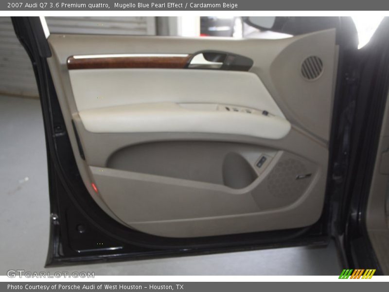 Mugello Blue Pearl Effect / Cardamom Beige 2007 Audi Q7 3.6 Premium quattro
