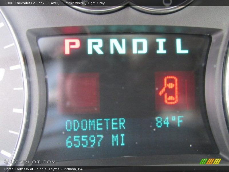 Summit White / Light Gray 2008 Chevrolet Equinox LT AWD