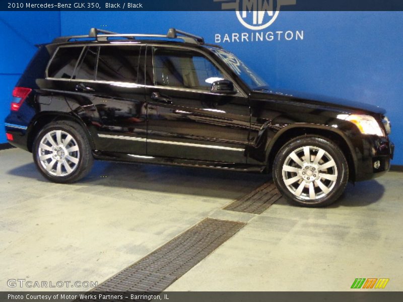 Black / Black 2010 Mercedes-Benz GLK 350