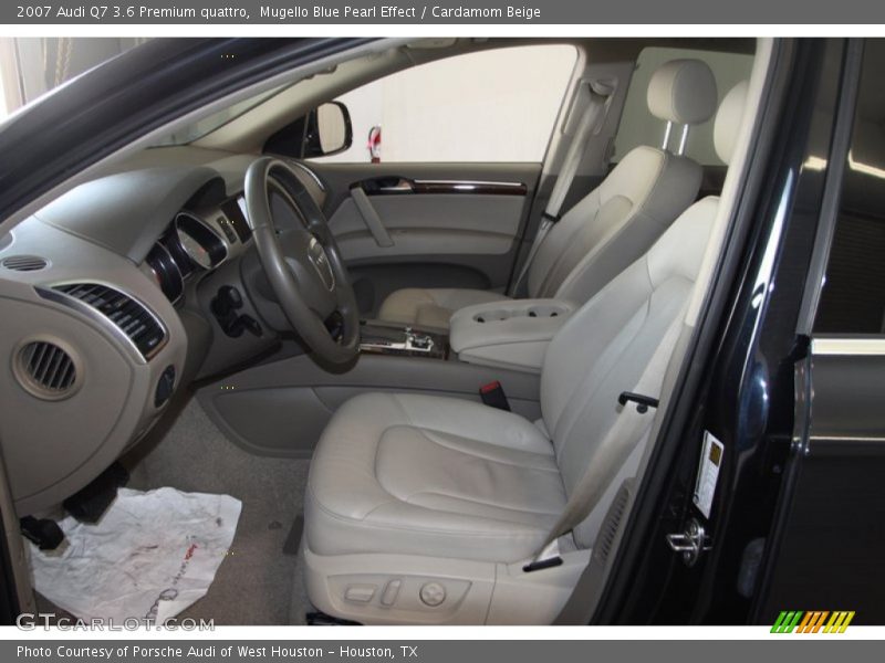 Mugello Blue Pearl Effect / Cardamom Beige 2007 Audi Q7 3.6 Premium quattro