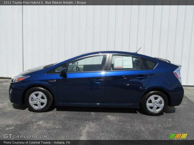 Blue Ribbon Metallic / Bisque 2011 Toyota Prius Hybrid II