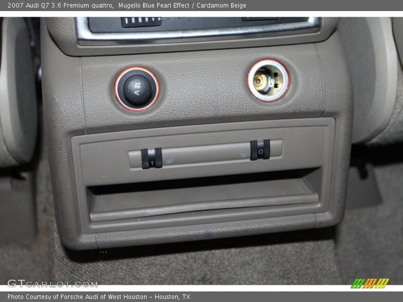 Mugello Blue Pearl Effect / Cardamom Beige 2007 Audi Q7 3.6 Premium quattro