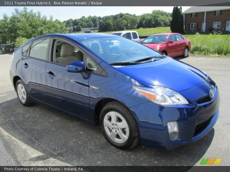 Blue Ribbon Metallic / Bisque 2011 Toyota Prius Hybrid II