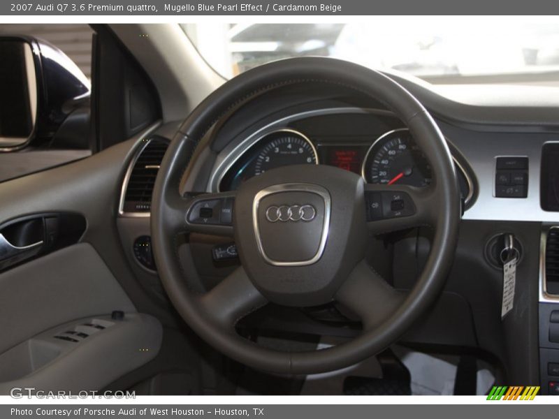 Mugello Blue Pearl Effect / Cardamom Beige 2007 Audi Q7 3.6 Premium quattro