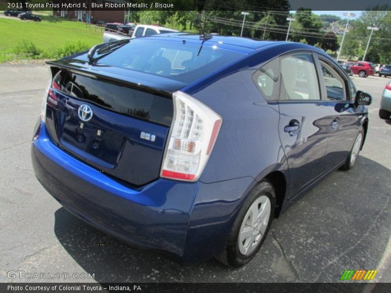 Blue Ribbon Metallic / Bisque 2011 Toyota Prius Hybrid II