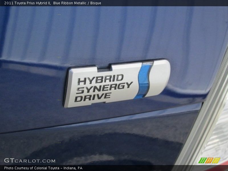 Blue Ribbon Metallic / Bisque 2011 Toyota Prius Hybrid II