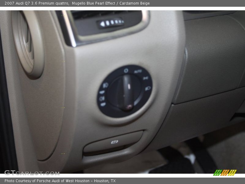 Mugello Blue Pearl Effect / Cardamom Beige 2007 Audi Q7 3.6 Premium quattro