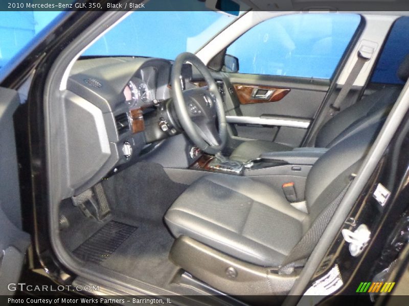 Black / Black 2010 Mercedes-Benz GLK 350