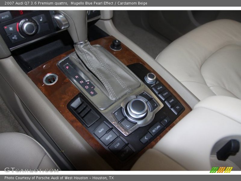 Mugello Blue Pearl Effect / Cardamom Beige 2007 Audi Q7 3.6 Premium quattro