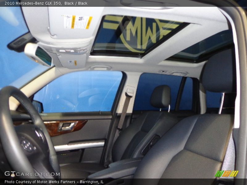 Black / Black 2010 Mercedes-Benz GLK 350
