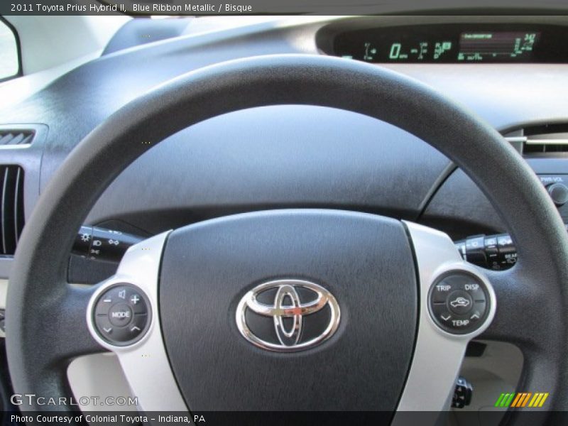 Blue Ribbon Metallic / Bisque 2011 Toyota Prius Hybrid II