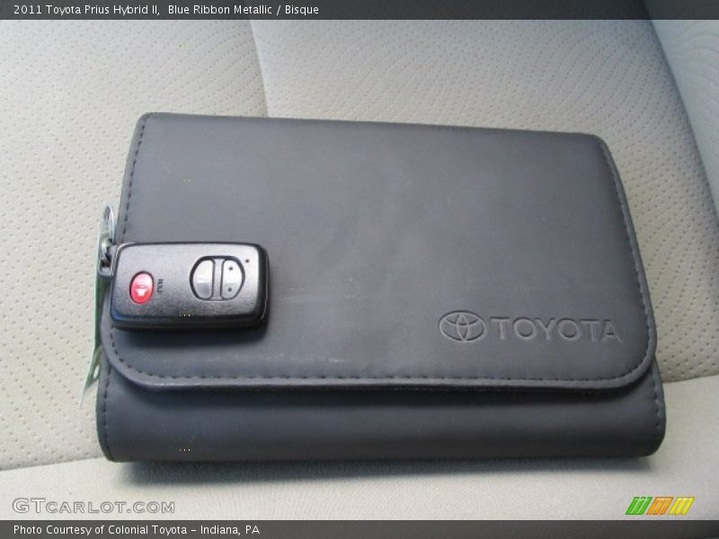 Blue Ribbon Metallic / Bisque 2011 Toyota Prius Hybrid II