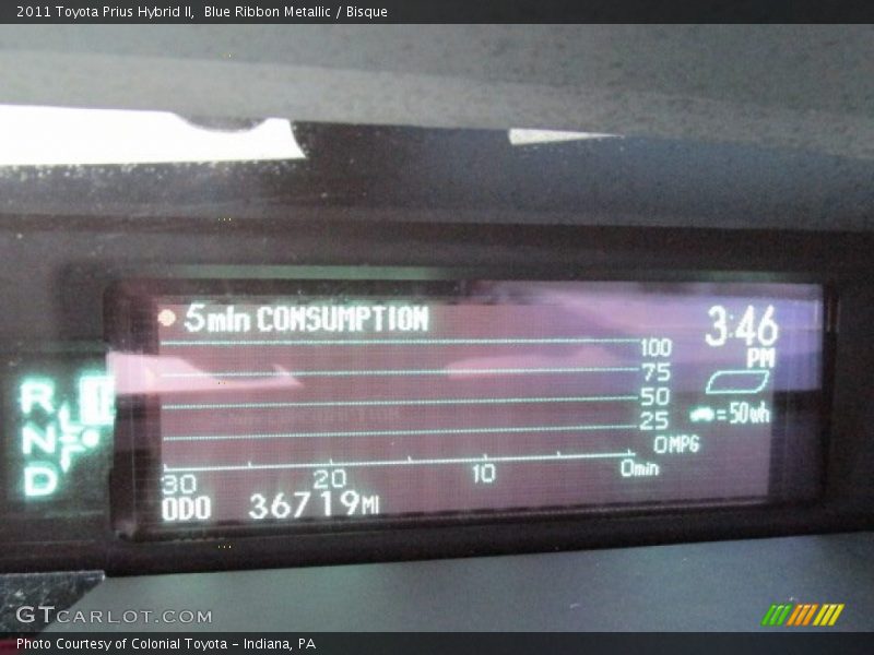 Blue Ribbon Metallic / Bisque 2011 Toyota Prius Hybrid II