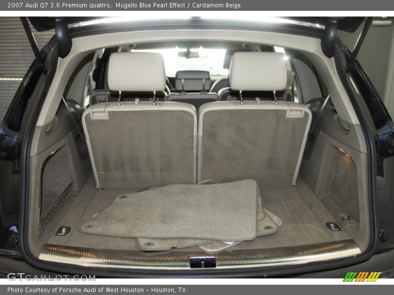 Mugello Blue Pearl Effect / Cardamom Beige 2007 Audi Q7 3.6 Premium quattro