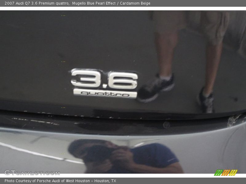 Mugello Blue Pearl Effect / Cardamom Beige 2007 Audi Q7 3.6 Premium quattro