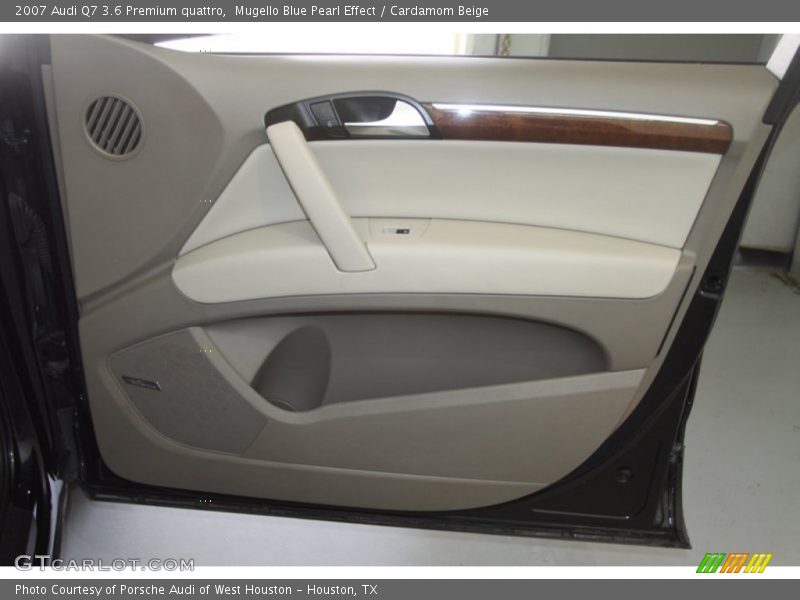 Mugello Blue Pearl Effect / Cardamom Beige 2007 Audi Q7 3.6 Premium quattro