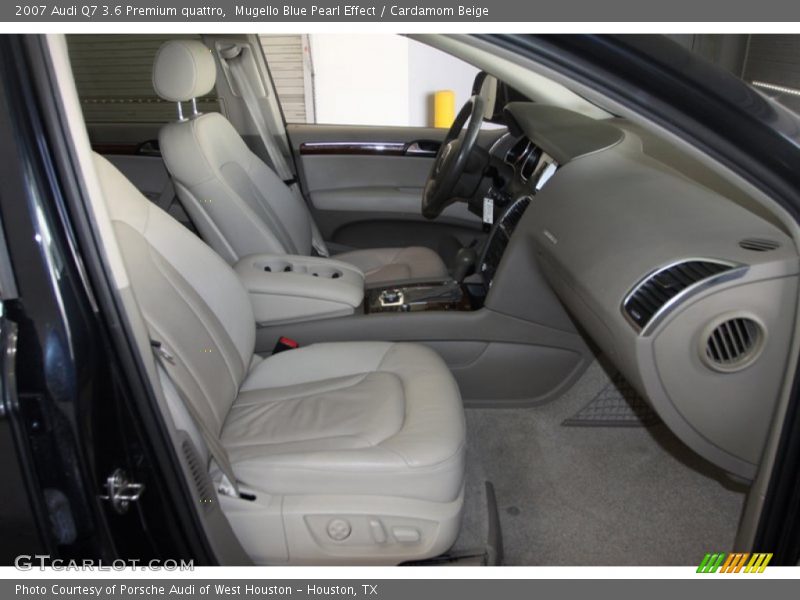 Mugello Blue Pearl Effect / Cardamom Beige 2007 Audi Q7 3.6 Premium quattro