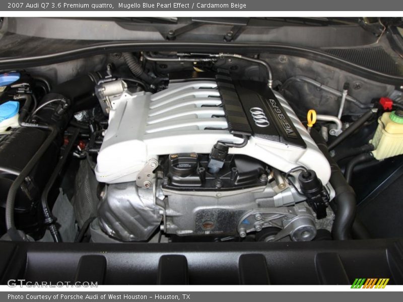 Mugello Blue Pearl Effect / Cardamom Beige 2007 Audi Q7 3.6 Premium quattro