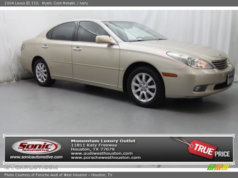 Mystic Gold Metallic / Ivory 2004 Lexus ES 330