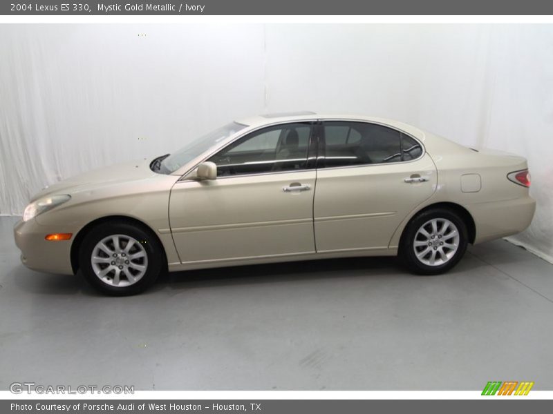 Mystic Gold Metallic / Ivory 2004 Lexus ES 330