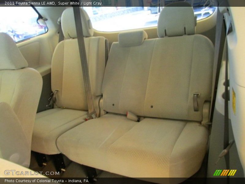 Super White / Light Gray 2011 Toyota Sienna LE AWD