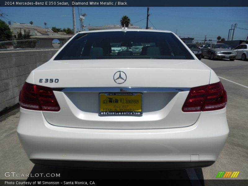 Diamond White Metallic / Black 2014 Mercedes-Benz E 350 Sedan