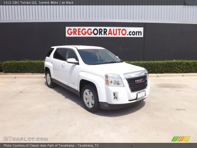 Summit White / Jet Black 2013 GMC Terrain SLE