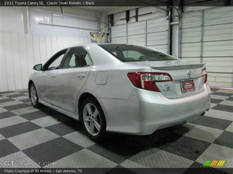 Classic Silver Metallic / Black 2012 Toyota Camry SE