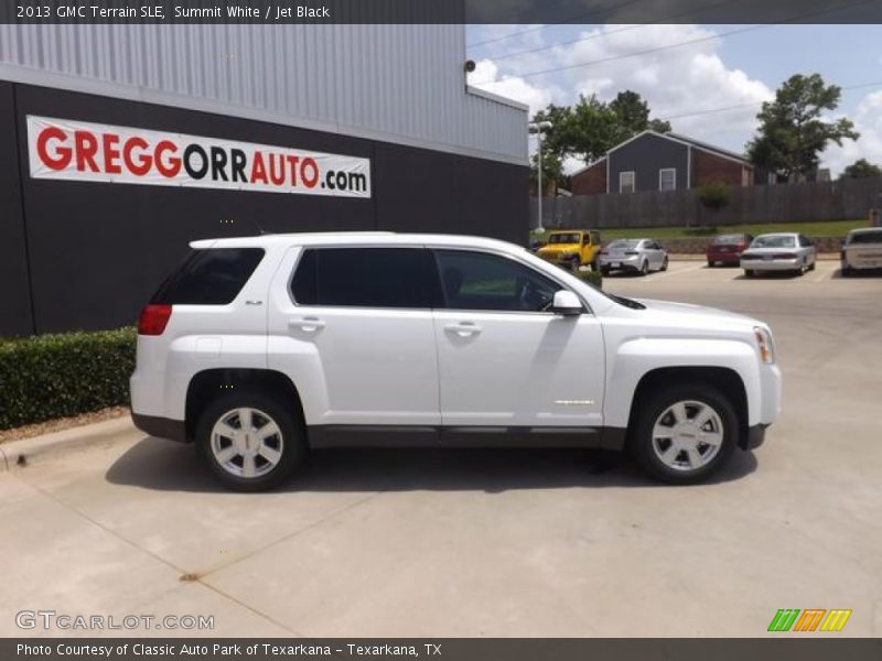 Summit White / Jet Black 2013 GMC Terrain SLE