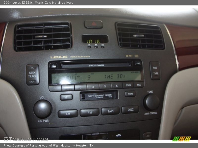 Mystic Gold Metallic / Ivory 2004 Lexus ES 330