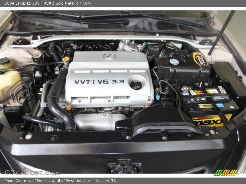 Mystic Gold Metallic / Ivory 2004 Lexus ES 330