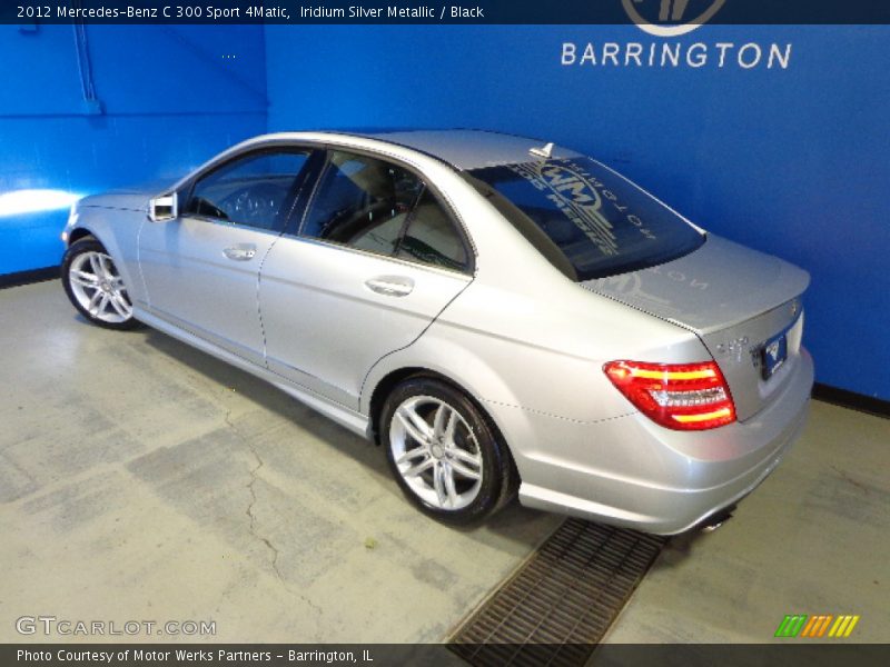 Iridium Silver Metallic / Black 2012 Mercedes-Benz C 300 Sport 4Matic