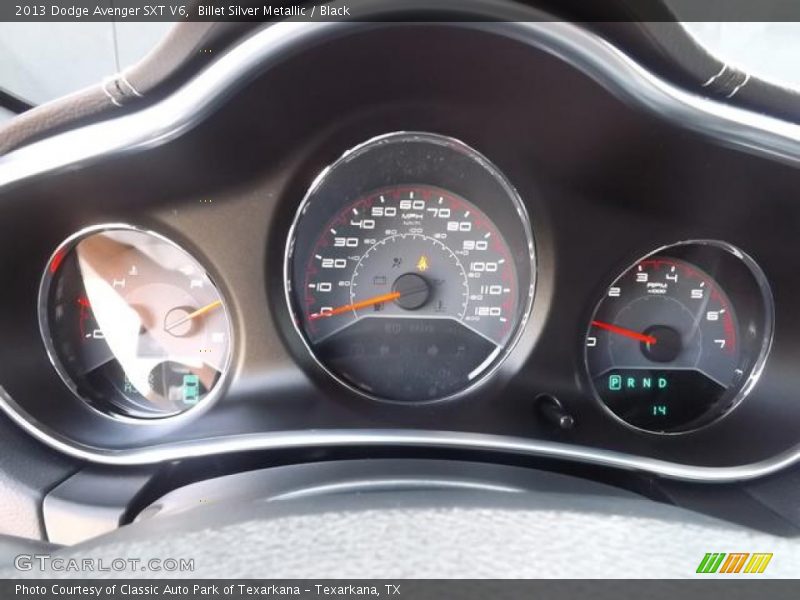 Billet Silver Metallic / Black 2013 Dodge Avenger SXT V6