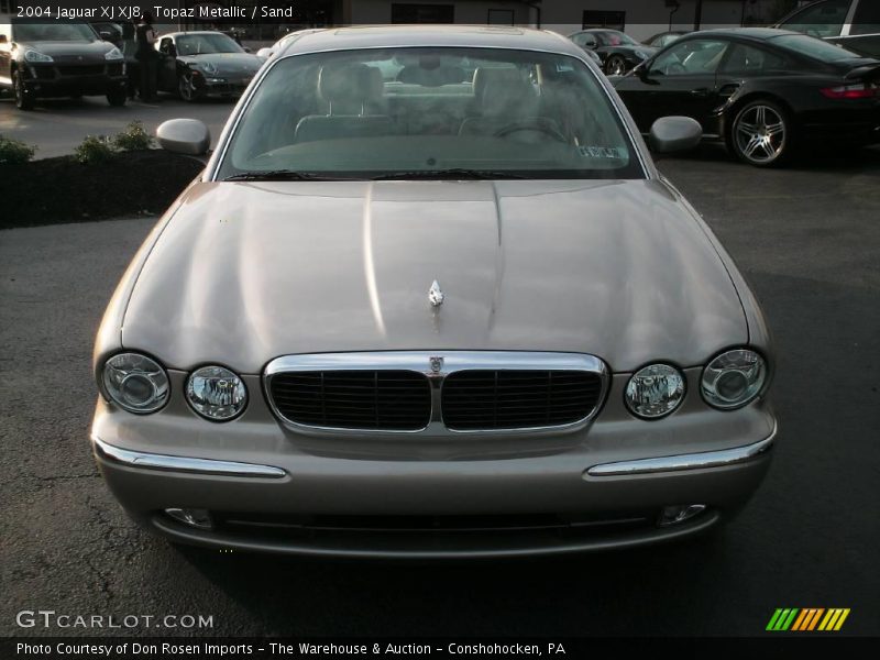 Topaz Metallic / Sand 2004 Jaguar XJ XJ8