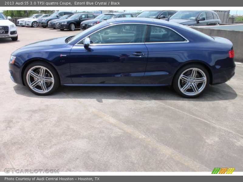 Estoril Blue Crystal / Black 2013 Audi S5 3.0 TFSI quattro Coupe