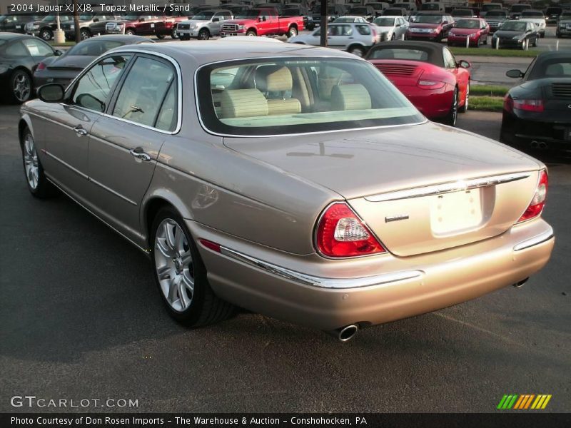 Topaz Metallic / Sand 2004 Jaguar XJ XJ8