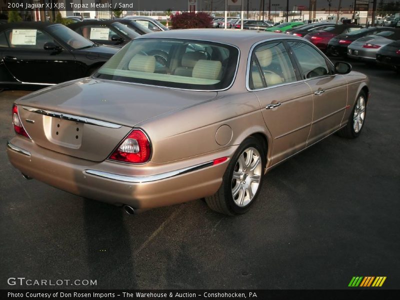 Topaz Metallic / Sand 2004 Jaguar XJ XJ8