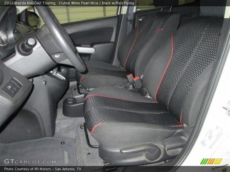 Front Seat of 2012 MAZDA2 Touring