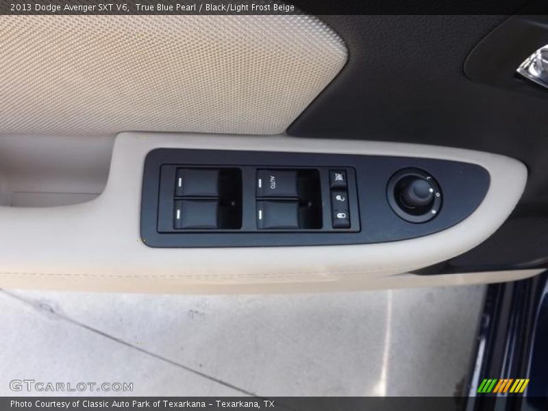 True Blue Pearl / Black/Light Frost Beige 2013 Dodge Avenger SXT V6