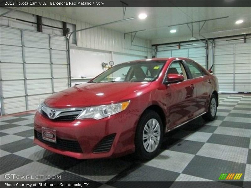 Barcelona Red Metallic / Ivory 2012 Toyota Camry LE
