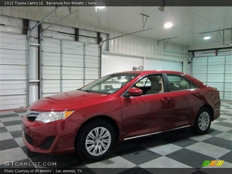 Barcelona Red Metallic / Ivory 2012 Toyota Camry LE