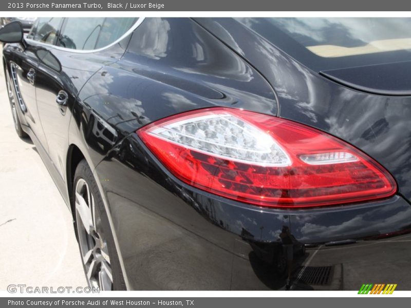 Black / Luxor Beige 2013 Porsche Panamera Turbo